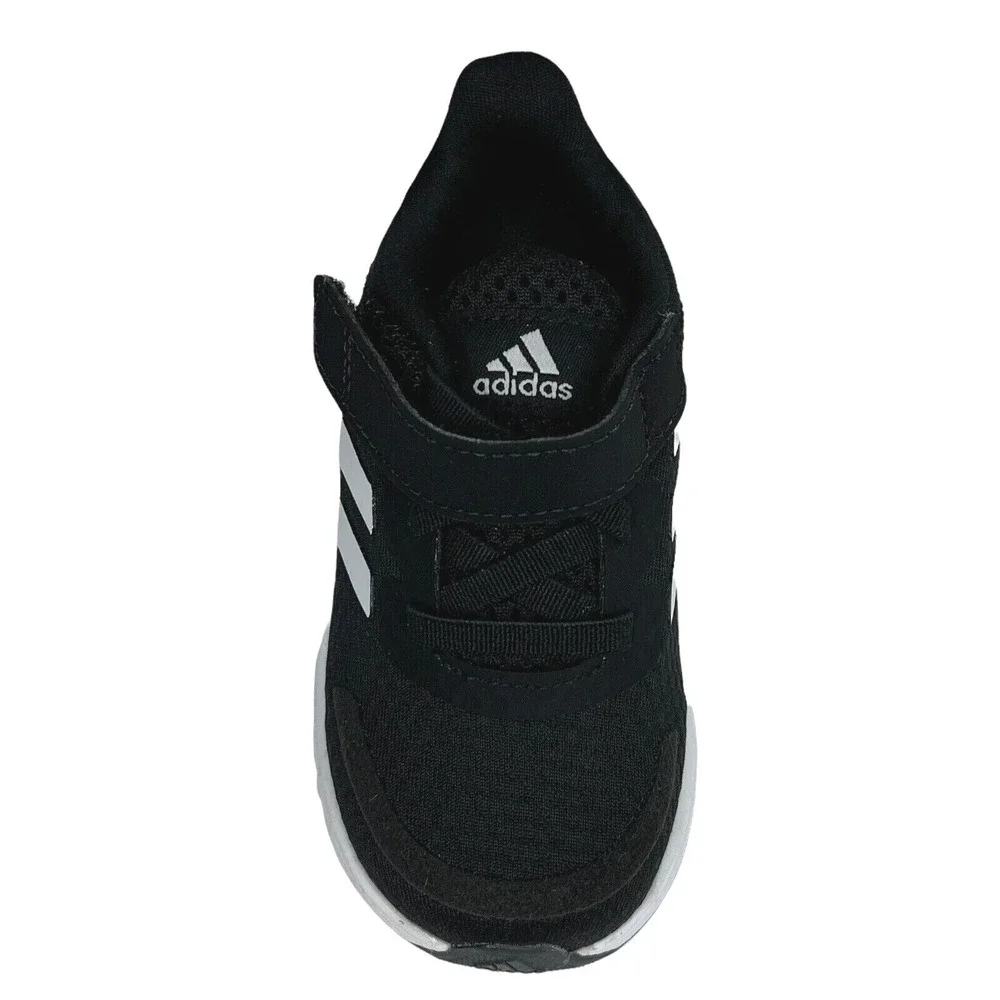 Adidas Baby Boys Slip-on‎ Sneakers Size 6 Black-White Athletic Shoes Lightweight